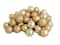60ct Champagne Gold Shatterproof 4-Finish Ball Ornaments